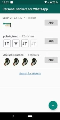 WhatsApp 18 Personal Stickers | Android-User.de