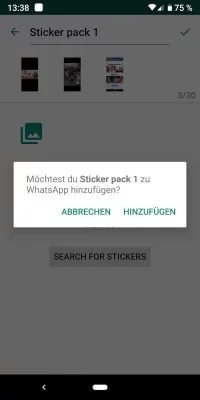 WhatsApp 20 Personal Stickers | Android-User.de
