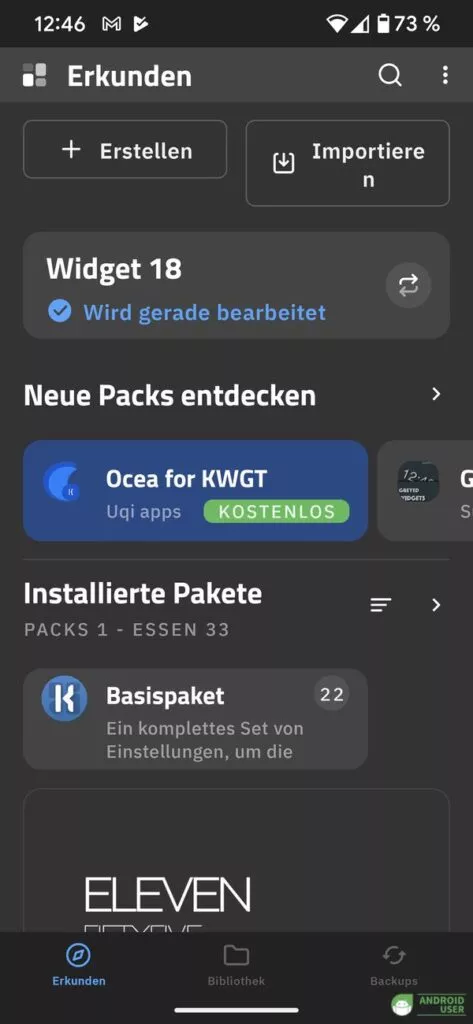 Es gibt kostenlose Widgets für deinen Android Homescreen