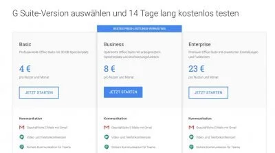 Google G Suite | Android-User.de