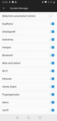 OnePlus 9 SymbolManager | Android-User.de