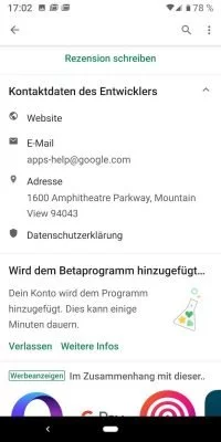 Android Beta 2 | Android-User.de
