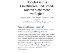 Google schaltet das soziale Netzwerk Google+ für Privatnutzer ab
