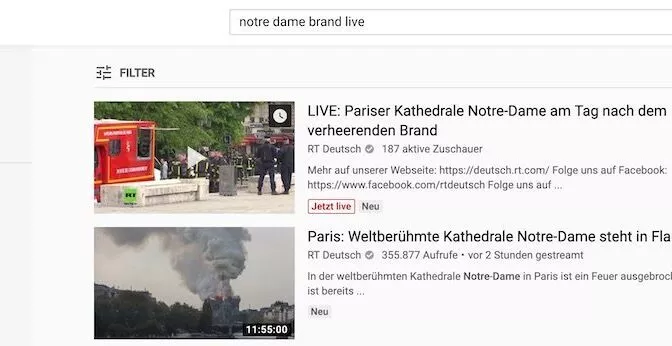 YouTube Notre Dame | Android-User.de