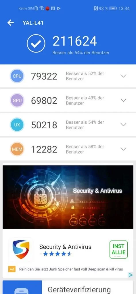 Honor 50 Antutut | Android-User.de