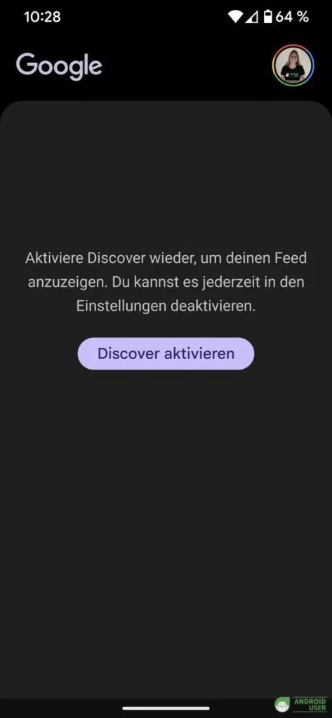 Die Chrome App zeigt keinen Discover Feed mehr an
