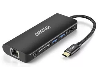 Im Test: 6 in 1 Multiport USB-C Adapter von Choetech, Model: HUB-M05