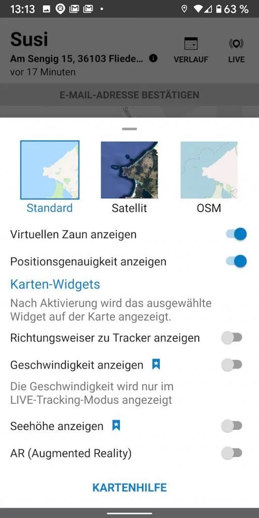 Tracktive 15 | Android-User.de