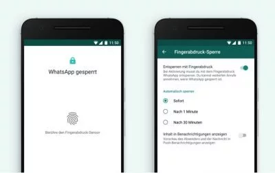 WhatsApp Fingerabdruck | Android-User.de
