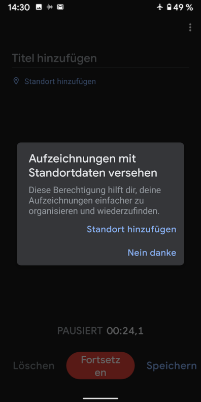 Rekorder 4 | Android-User.de