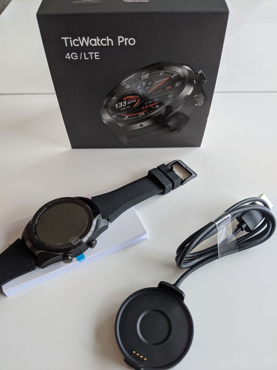 Brotect Pellicola Vetro Opaca Per Mobvoi TicWatch Pro 4G/LTE: 3 Pezzi, Anti-Riflesso, 9H, Made In Germany