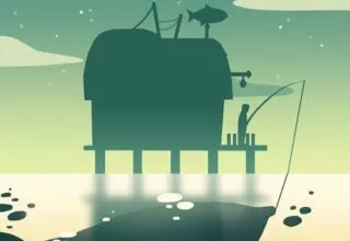 Angeln und Leben – Ein friedliches Spiel um einen Mann und das Meer