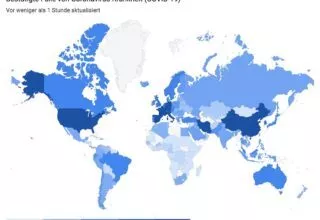 Google bringt Corona Website mit Infos + Karte von bestätigten Fällen