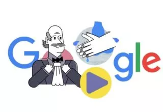 Google Doodle ehrt Ignaz Semmelweis, den Erfinder des Händewaschens
