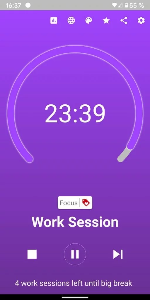Pomodoro 5 | Android-USer.de