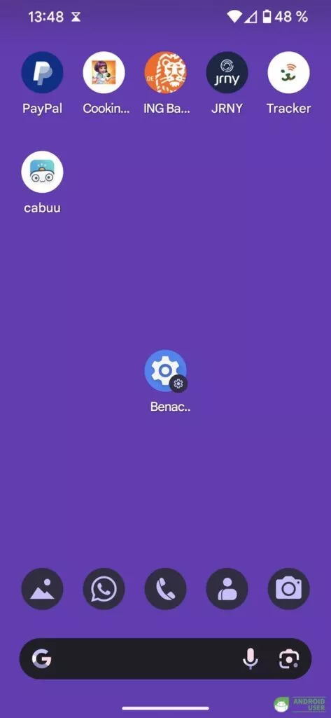 Das Widget auf deinem Homescreen