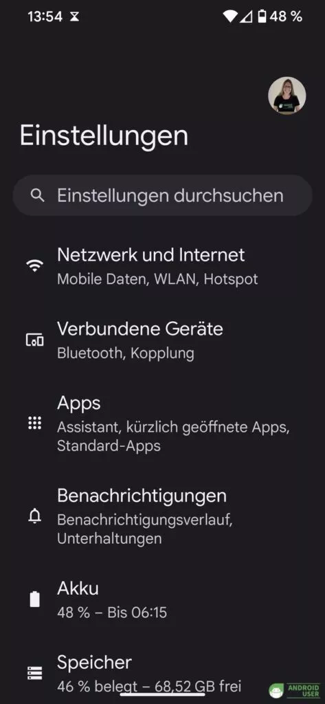 In den Einstellungen findest du den Benachrichtigungsverlauf 