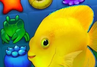 Aquantika – Ein Unterwasser Match-3-Game mit Fischen und Dekorationen