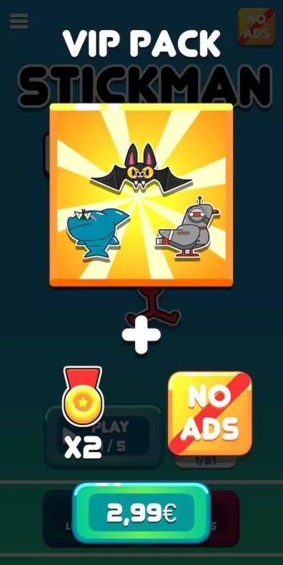 Stickman Hook VIP Pack