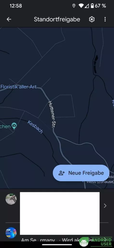 Neue Standortfreigabe