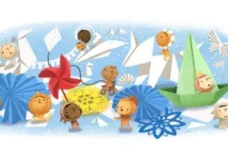 Google Doodle zum heutigen Kindertag am 1. Juni 2020