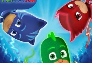 PJ Masks (Pyjama Helden): Super City Run mit Gecko, Catboy und Eulette