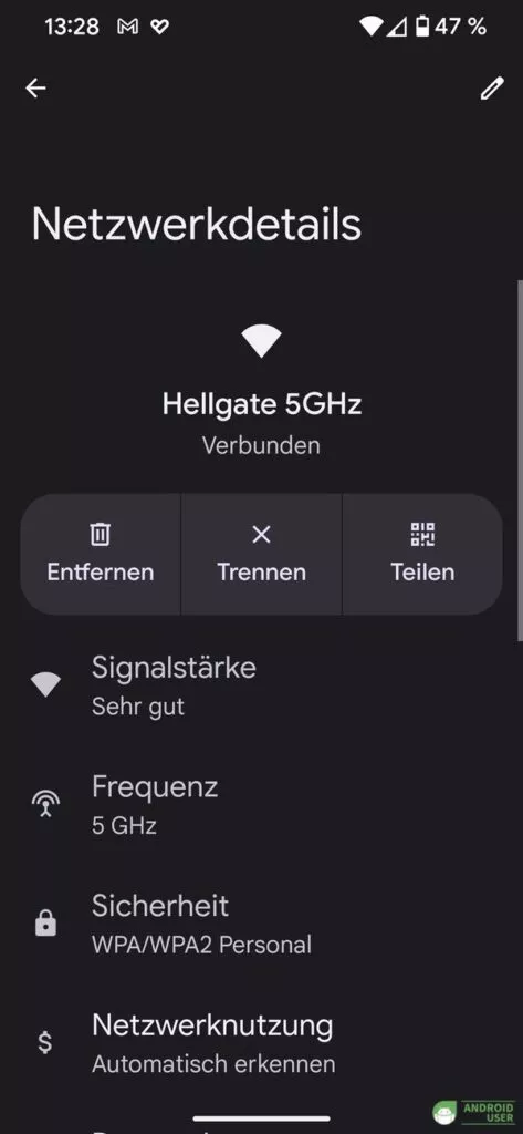 WLAN teilen Android QR-Code erstellen