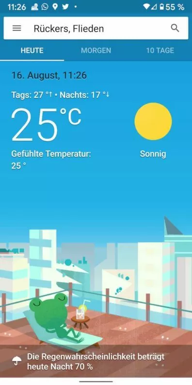 Wetter 10 | Android-User.de