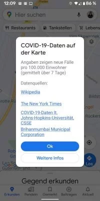 Maps Covid 3 | android-User.de