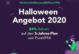 PureVPN – Sicheres Halloween mit PureVPN und 84 Prozent Rabatt (1,52€/Monat) für das 5-Jahres-Abo | Anzeige