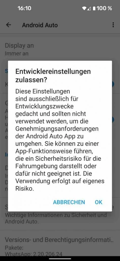 Android Auto Entwicklereinstellungen zulassen | Android-User.de