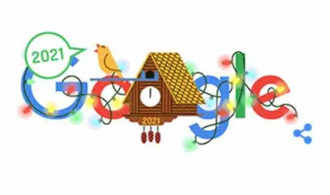 Doodle Neujahr 2021 1 | Android-USer.de
