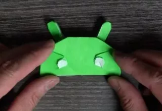 Tipp gegen Langeweile – Origami – Bugdroid (KOPF) falten