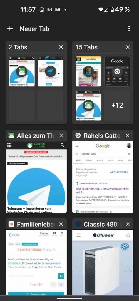 Tab Groups 11 | Android-USer.de