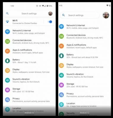 Android 12 Settings 1 | Android-User.de