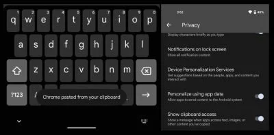 20210610 Android 12 Toastbenachrichtigung