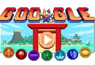 Google Doodle – Spiel zum Olympiastart „Insel der Champions“