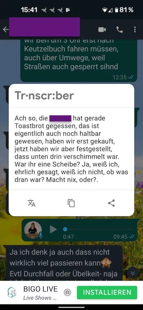 20210730 Transcriber | Android-User.de3