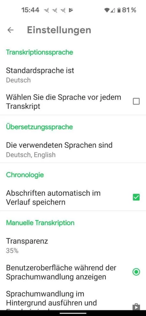 20210730 Transcriber | Android-User.de7