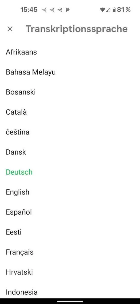 20210730 Transcriber | Android-User.de8