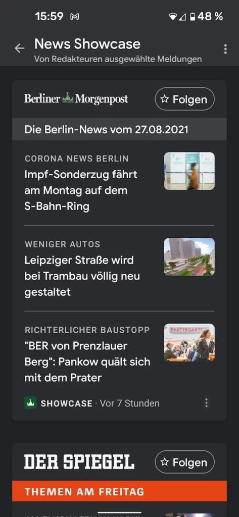 20210827 News Showcase 4 | Android-User.de