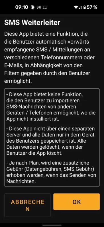 20210910 SMS Weiterleiter | Android-User.de1