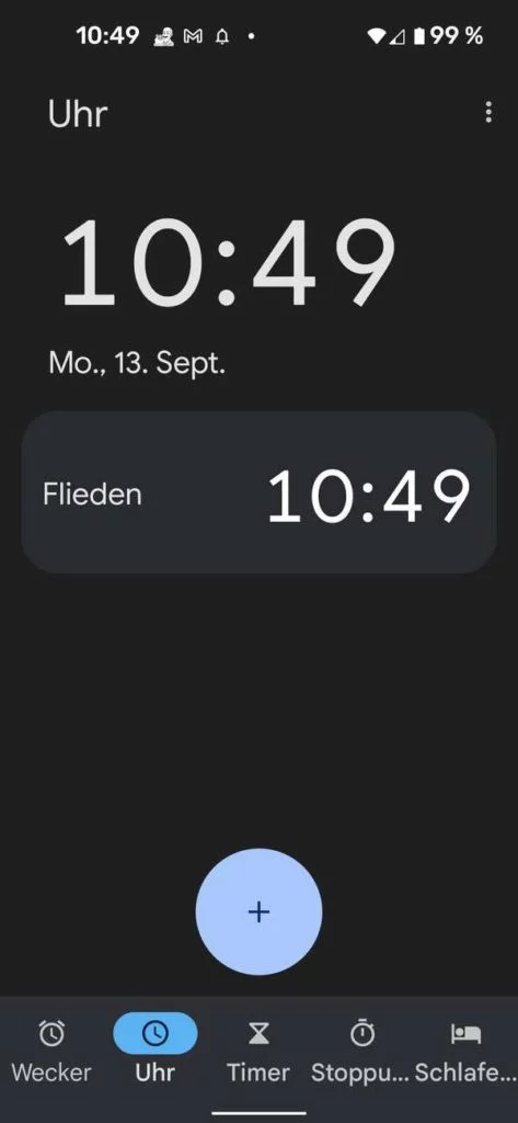 20210913 Material You Clock | Android-User.de8