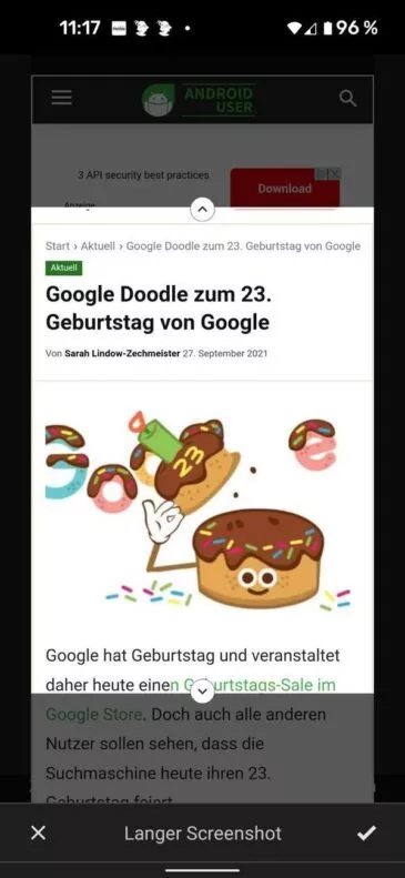 20210927 Long Screenshot Chrome | Android-User.de10
