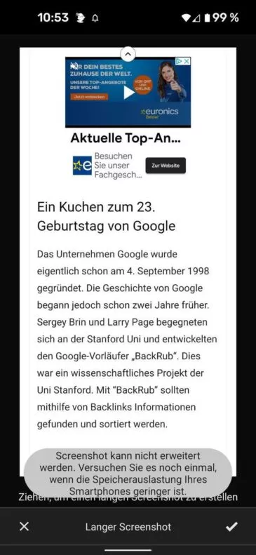 20210927 Long Screenshot Chrome | Android-User.de9
