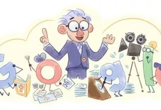 Google Doodle zum 95. Geburtstag von Yoram Gross