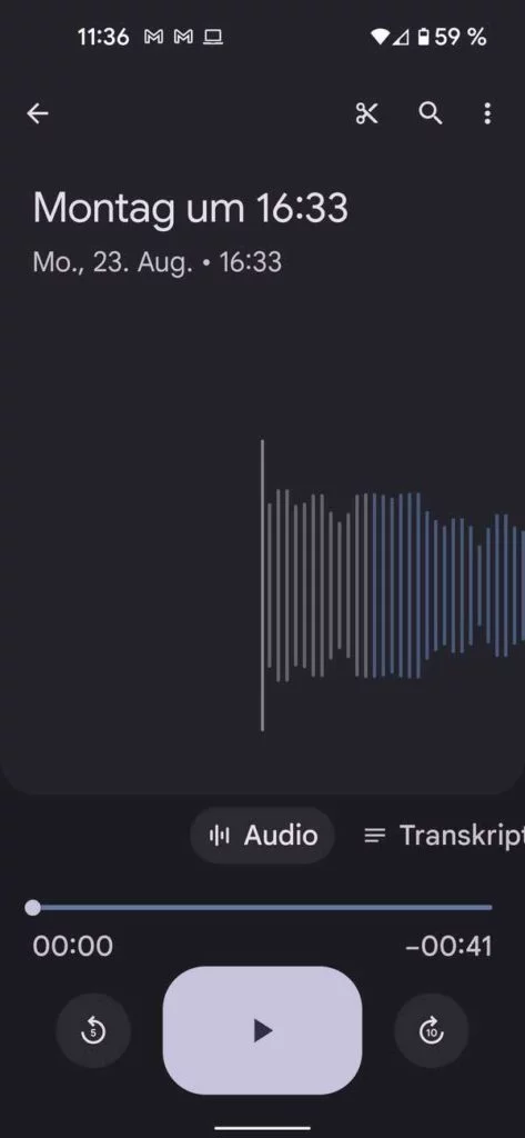 20211021 Google recorder Material You | Android-User.de2
