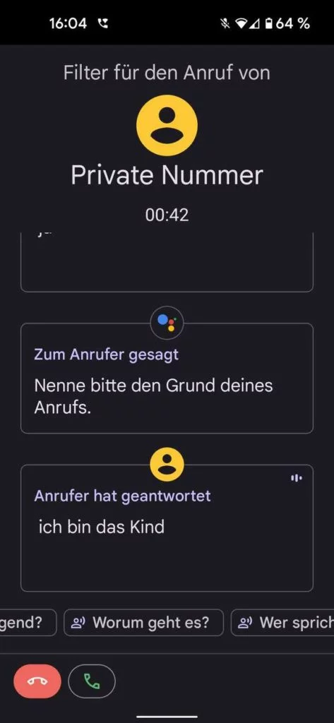 20211026 Telefon Call Screen | Android-User.de9