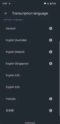 Google-Recorder-language-support