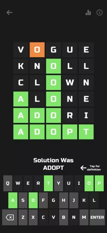 20220124 Daily Wordle | android-User.de2